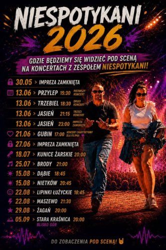 Zespół Niespotykani – Stara Kraśnica 2026 | Koncert Dolny Śląsk