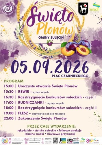 Święto Plonów Gminy Sulęcin 2026 – Program, Występy, Konkursy, Atrakcje