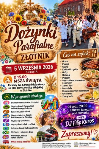 Dożynki Parafialne w Złotniku 2026