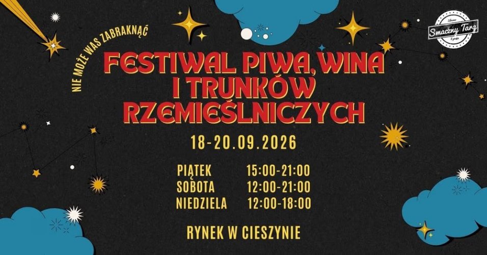 Cieszyński Festiwal Piwa, Wina i Trunków Rzemieślniczych 2026 (Rynek w Cieszynie)