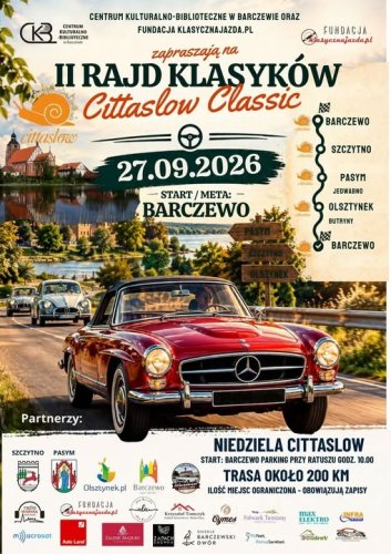 II Rajd Klasyków – Cittaslow Classic 2026 (Barczewo)