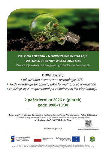 Konferencja: „Zielona energia – nowoczesne instalacje i aktualne trendy w sektorze OZE”