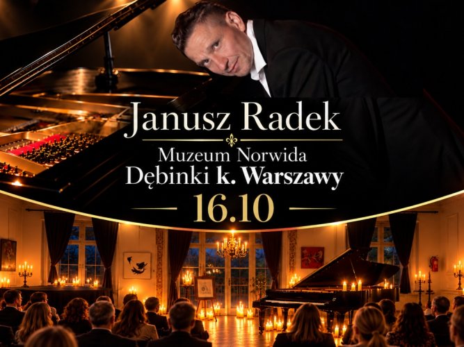Janusz Radek w Dębinkach – „Tylko ładne piosenki”. Kameralny koncert w Muzeum Norwida