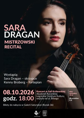 Sara Dragan – Mistrzowski recital na skrzypcach Stradivariego