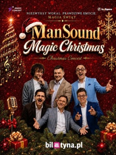 ManSound Magic Christmas w Zielonej Górze – Świąteczny koncert a cappella w Filharmonii