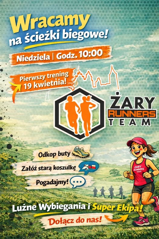 Żary - Pierwszy trening biegowy z Żary Runners Team